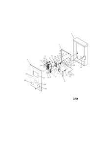 Transfer Switch Diagram and Parts List for 01814-0  Briggs and Stratton Generator